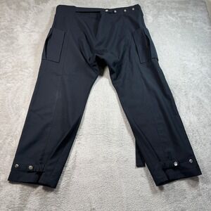 ORTTU Anomalous Pants Womens Free Size Black Drop Crotch Cargo Straps